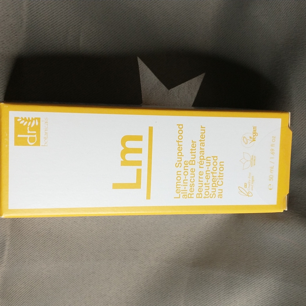 Dr. Botanicals lemon superfood all-in-one rescue butter